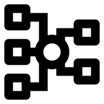 Network Mapping SVG Icon